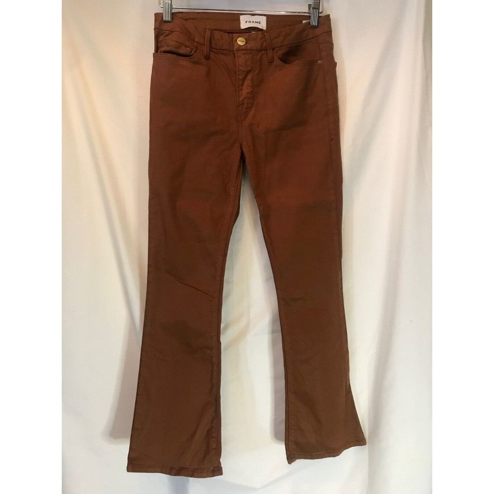 Rare Find Frame Jeans Size 32 Le Crop Mini Boot in Tobacco size 26